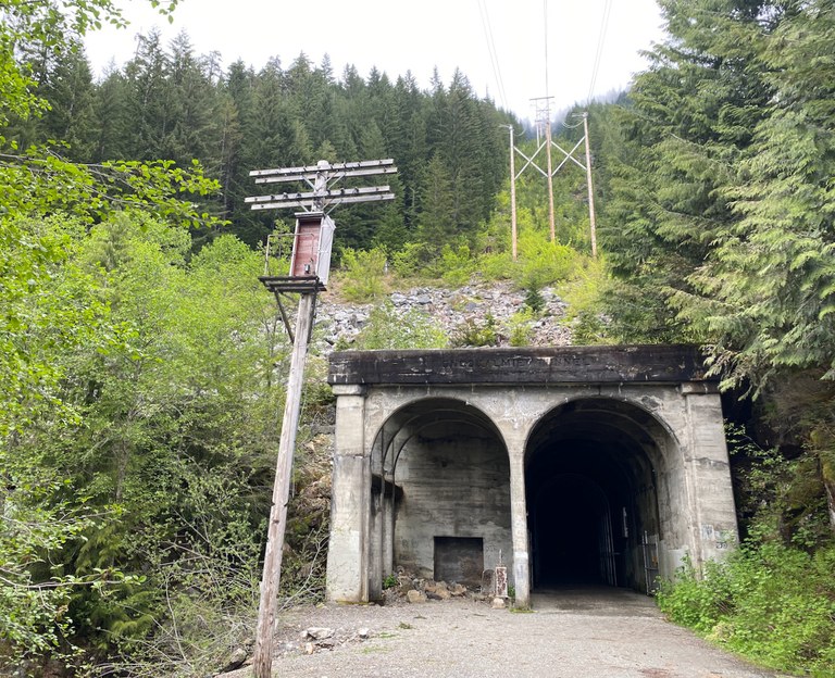 Snoqualmie Tunnel on the Palouse to Cascades Trail. Photo by Dave Schuba.
