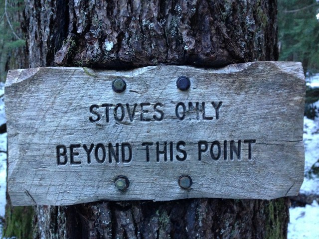 Campfire restrictions are in place at higher elevations. 