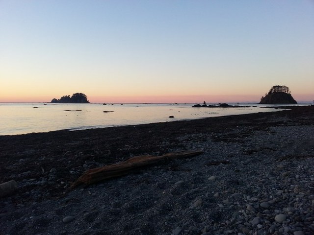 Sunset at Cape Alava. Photo by OctopusVoodoo. 