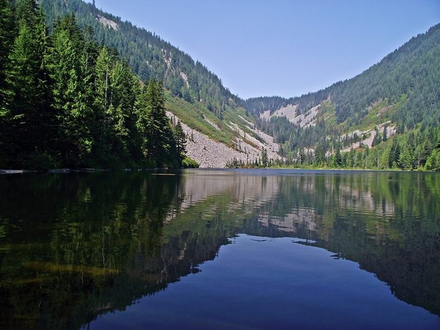 Along the trail to Talapus and Ollalie Lakes by Christopher Osborn