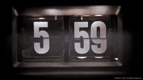 Bill Murray masters the dawn start with a smash clock maneuver 