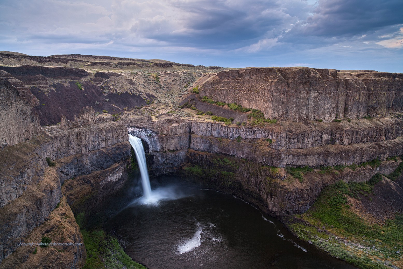  View of Palouse Falls from one of many great vantage points. Photo copyright mikereidphotography.com