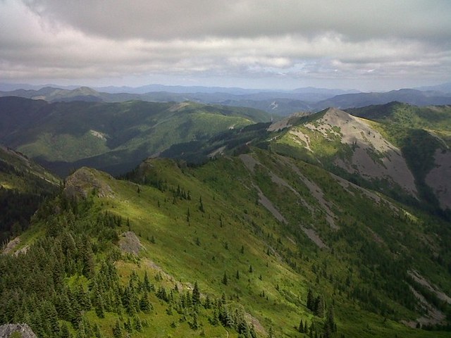 The road to access the scenic views from Silver Star Mountain is notoriously rough. Photo by trip reporter, pnwhiker. 