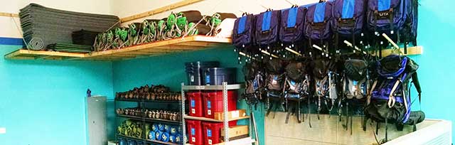 WTA's free Gear Lending Library has modern outdoor gear to outfit youth groups and adult chaperones.