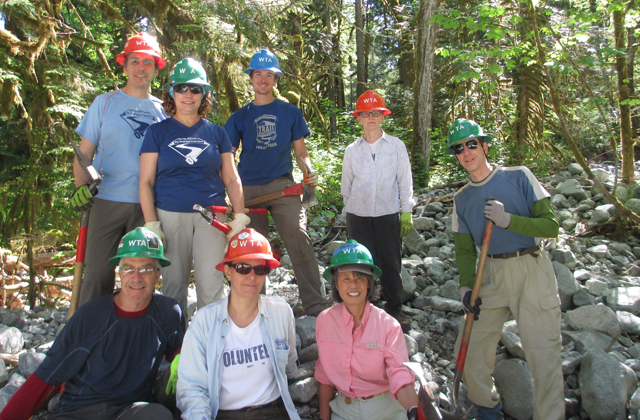 A portion of the Fireside Circle crew. Photo by Kate Neville. 