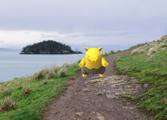 You can play Pokemon Go anywhere that you've got cell service. Photo by Erik Haugen-Goodman