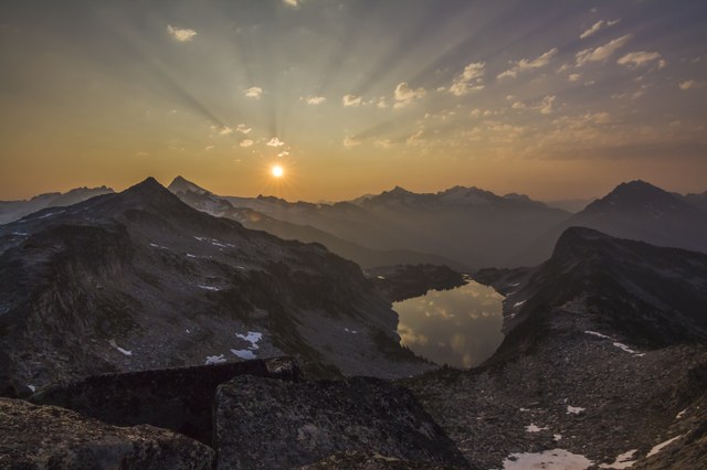 2nd place winner in the Trailscapes category of the 2015 contest taken by Jared Gunderson from Hidden Lake Lookout. 