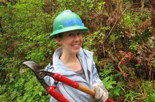 Coming soon to WTA staffers' yards -- volunteer work parties! Photo by Greg Friend