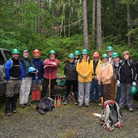 Volunteer crew at Duckabush. Photo Credit: halfcenturyhiker