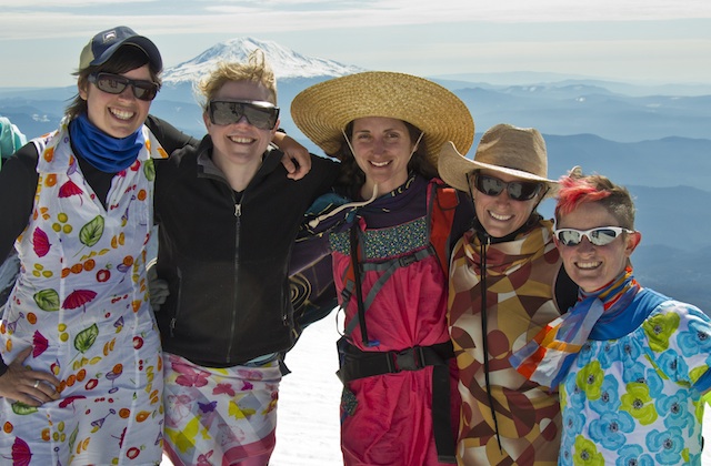 Michael Torkildsen likes to hike Mount St. Helens with a group.