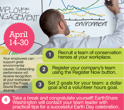 Take the 2014 EarthShare Earth Day Challenge. 
