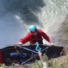 Rescuer Lowers Over Snoqualmie Falls