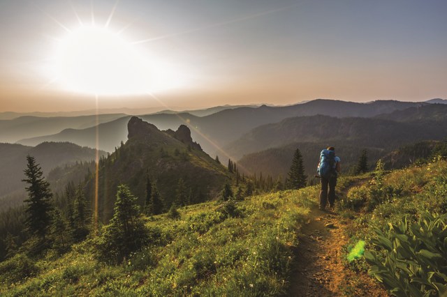 Solo hiking by Erynn Allen