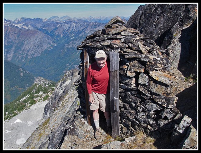 Stone Outhouse on Mount David