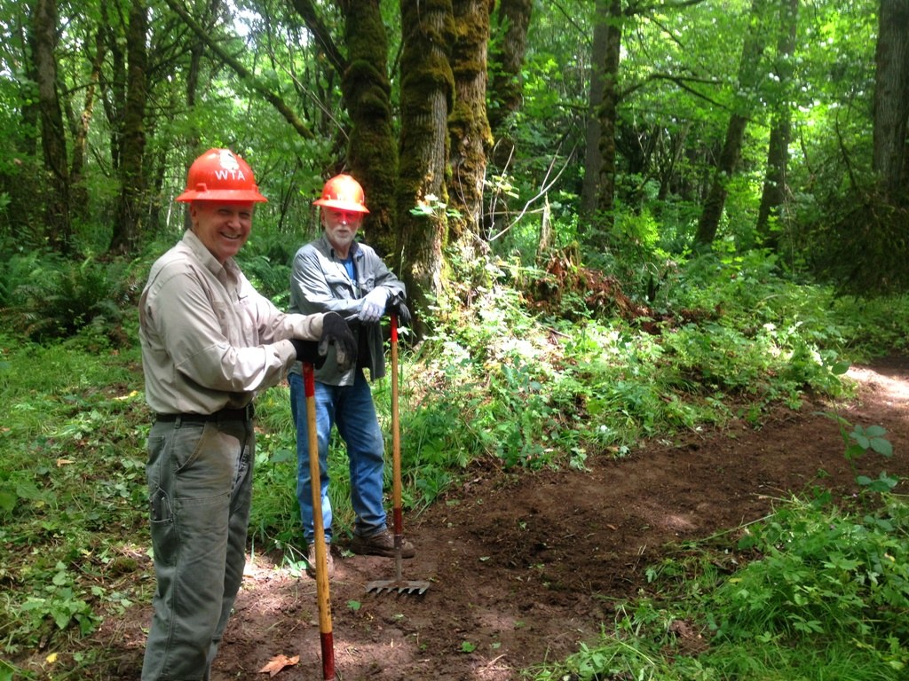Taking a well deserved rest break while demonstrating proper "supervisor stance" with the McLoed. R. Ojerio