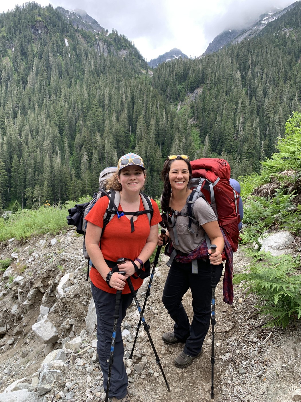 the birthday girl and i! she wanted coffee in the mtns for her bday