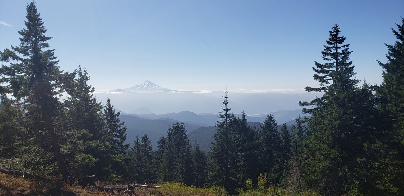 View of Mount Hood from Big Huckleberry Mountain . Photo by ridgewalker17 View of Mount Hood from Big Huckleberry Mountain . Photo by ridgewalker17