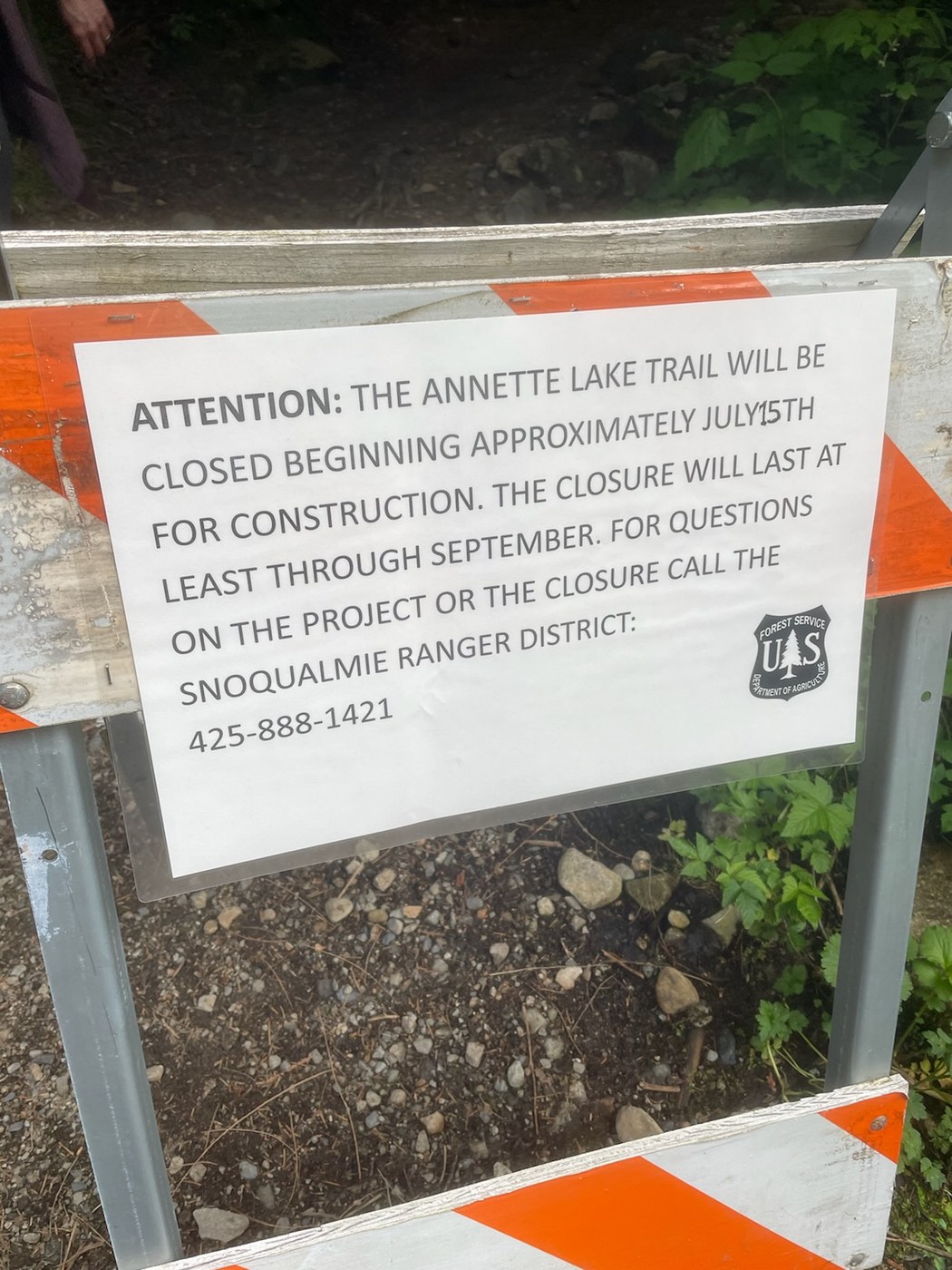 The updated sign.  They just drew a 1 in front of the 5 to make it 15th, hopefully it is official...