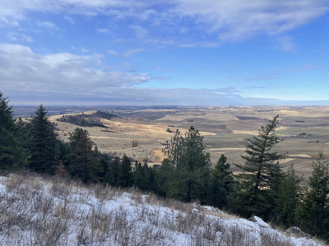The lower west ridge of Kamiak