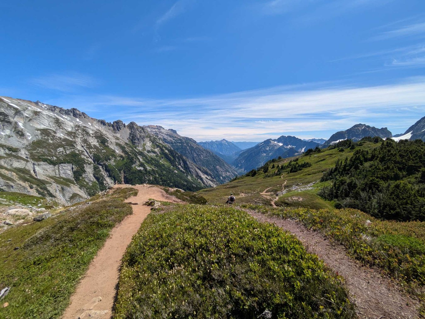 Cascade Pass and Sahale Arm by RedBeardRunningDad