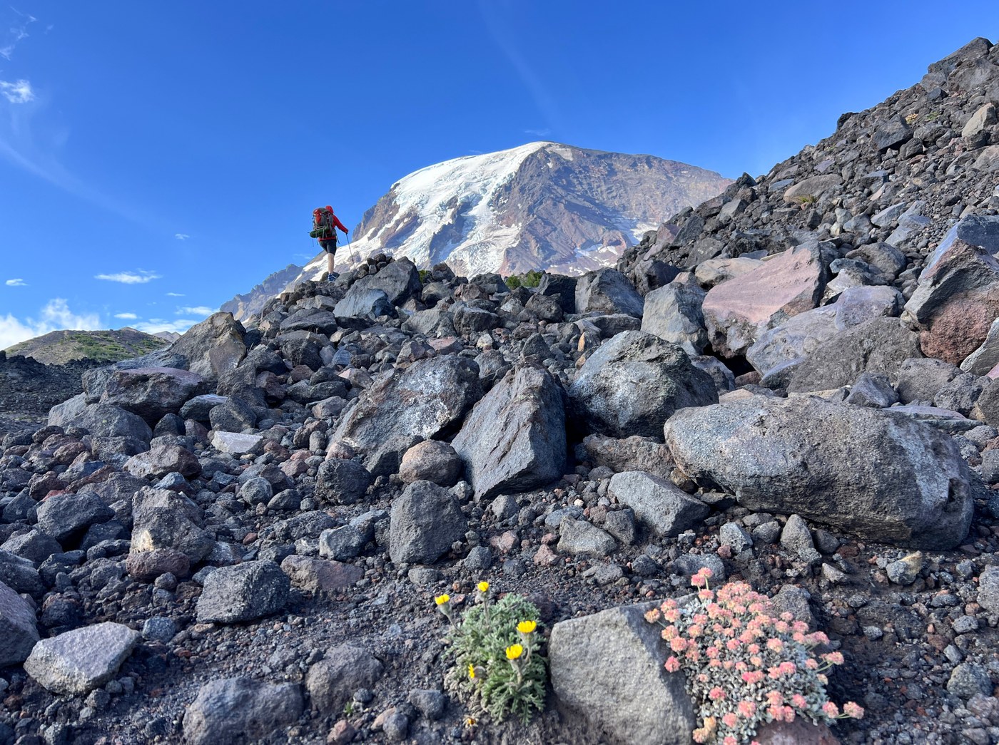 Climbing up toward Devil's Garden ~ BeaverDawg