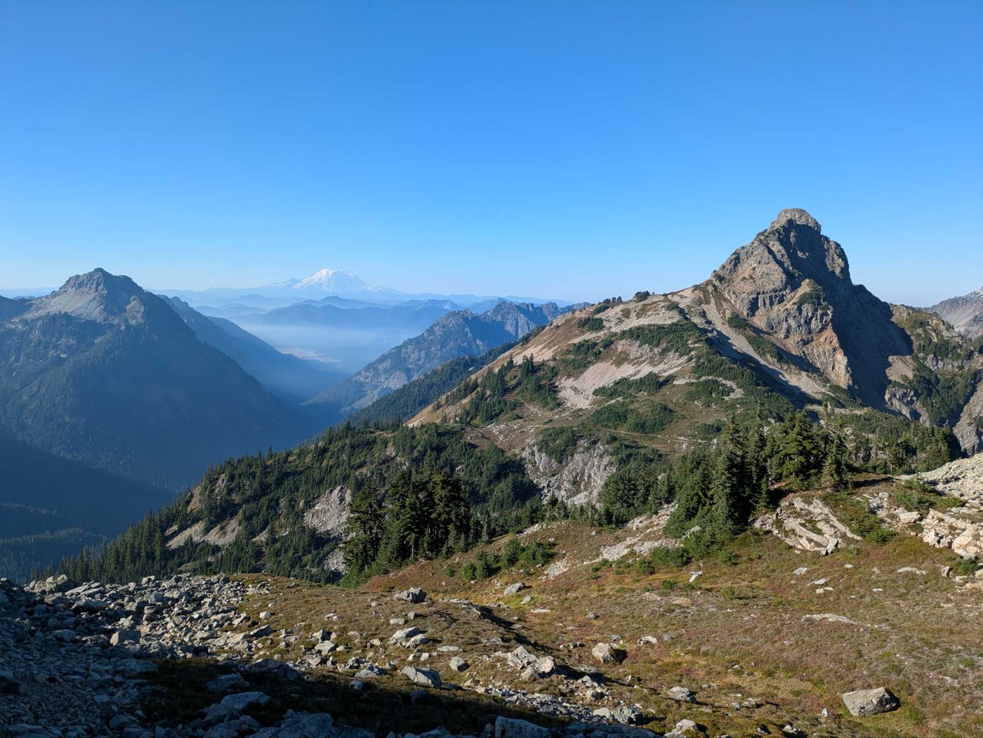 Glacier Lake, Pacific Crest Trail (PCT) Section J - Snoqualmie Pass to Stevens Pass by RedBeardRunningDad