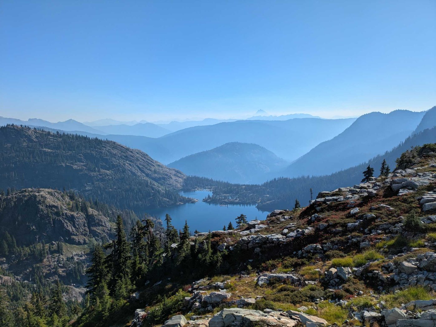 Glacier Lake, Pacific Crest Trail (PCT) Section J - Snoqualmie Pass to Stevens Pass by RedBeardRunningDad