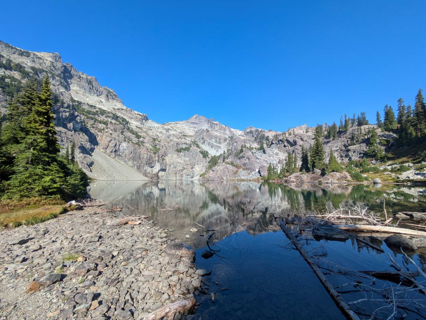 Glacier Lake, Pacific Crest Trail (PCT) Section J - Snoqualmie Pass to Stevens Pass by RedBeardRunningDad