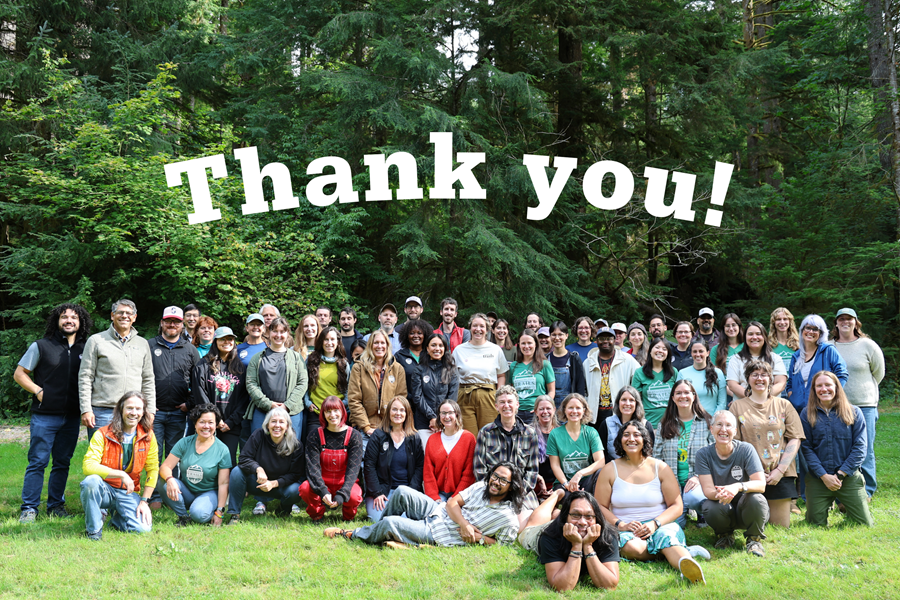 WTA Staff "Thank You Volunteers". Photo by Victoria Obermeyer thank you!.png